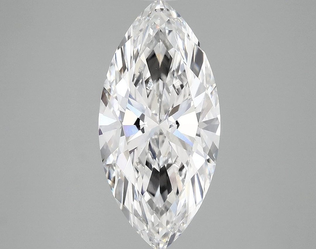 3.03 Carat Marquise Shaped Excellent Cut VVS2 IGI Certified Lab Grown Diamond