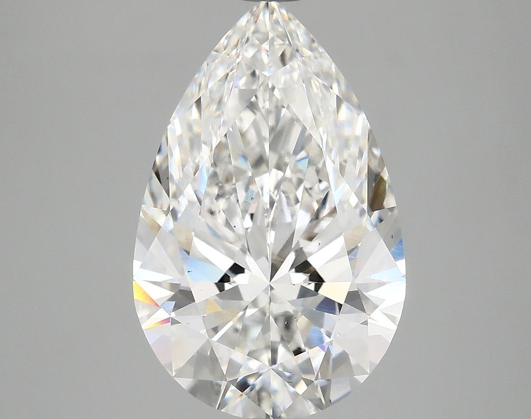 4.08 Carat Pear Shaped Ideal Cut VS2 IGI Certified Lab Grown Diamond