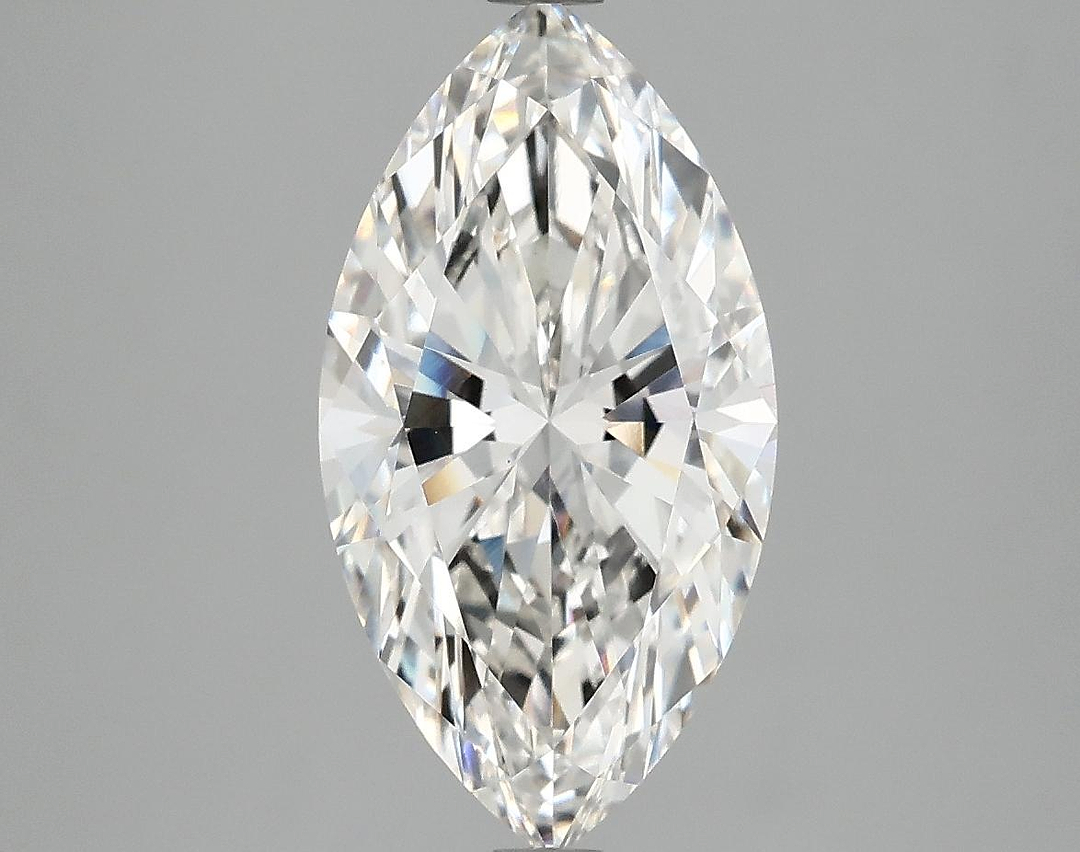 3.02 Carat Marquise Shaped Excellent Cut VVS2 IGI Certified Lab Grown Diamond