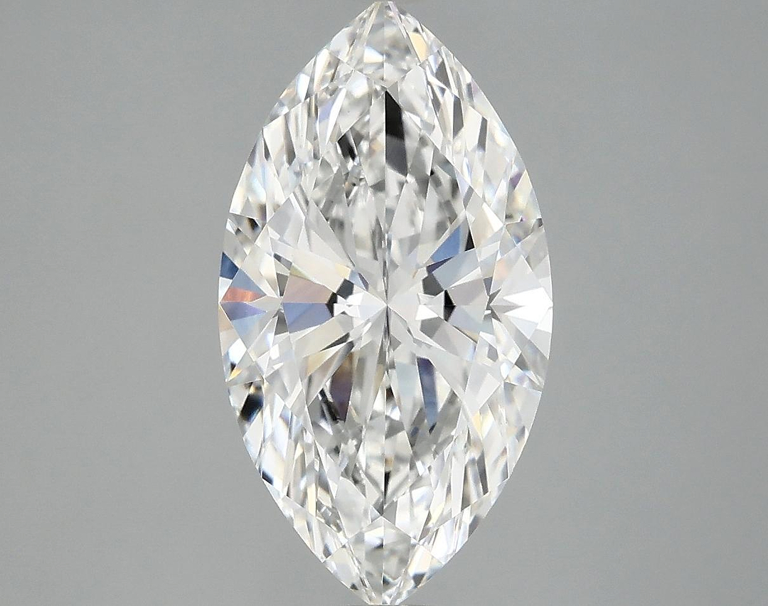 3.06 Carat Marquise Shaped Excellent Cut VVS2 IGI Certified Lab Grown Diamond