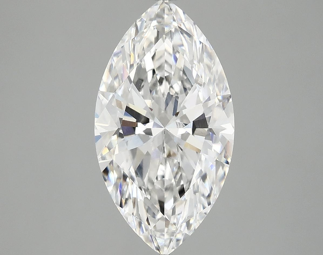 3.07 Carat Marquise Shaped Excellent Cut VVS2 IGI Certified Lab Grown Diamond