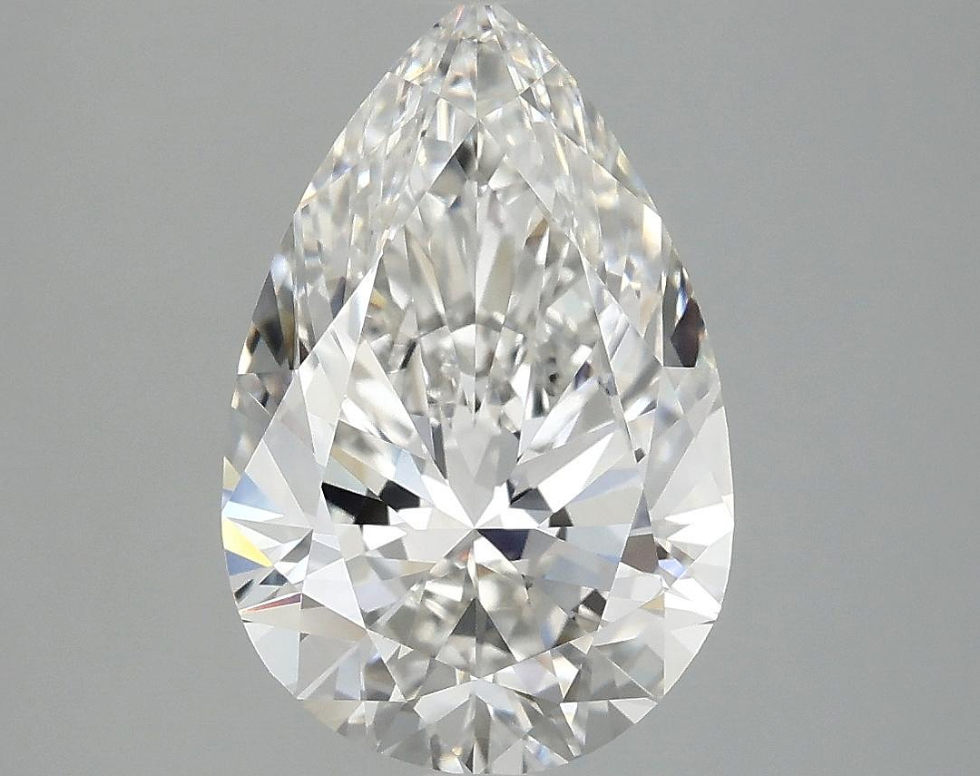3.04 Carat Pear Shaped Excellent Cut VVS2 IGI Certified Lab Grown Diamond