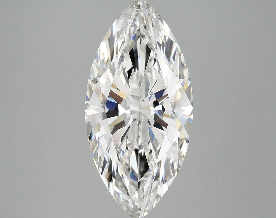 3.06 Carat Marquise Shaped Excellent Cut SI1 IGI Certified Lab Grown Diamond