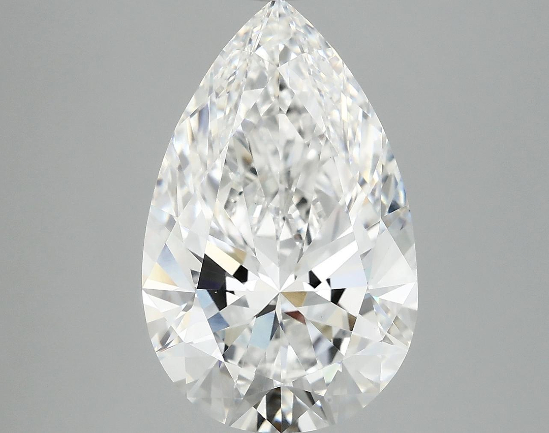 5.05 Carat Pear Shaped Ideal Cut VVS2 IGI Certified Lab Grown Diamond