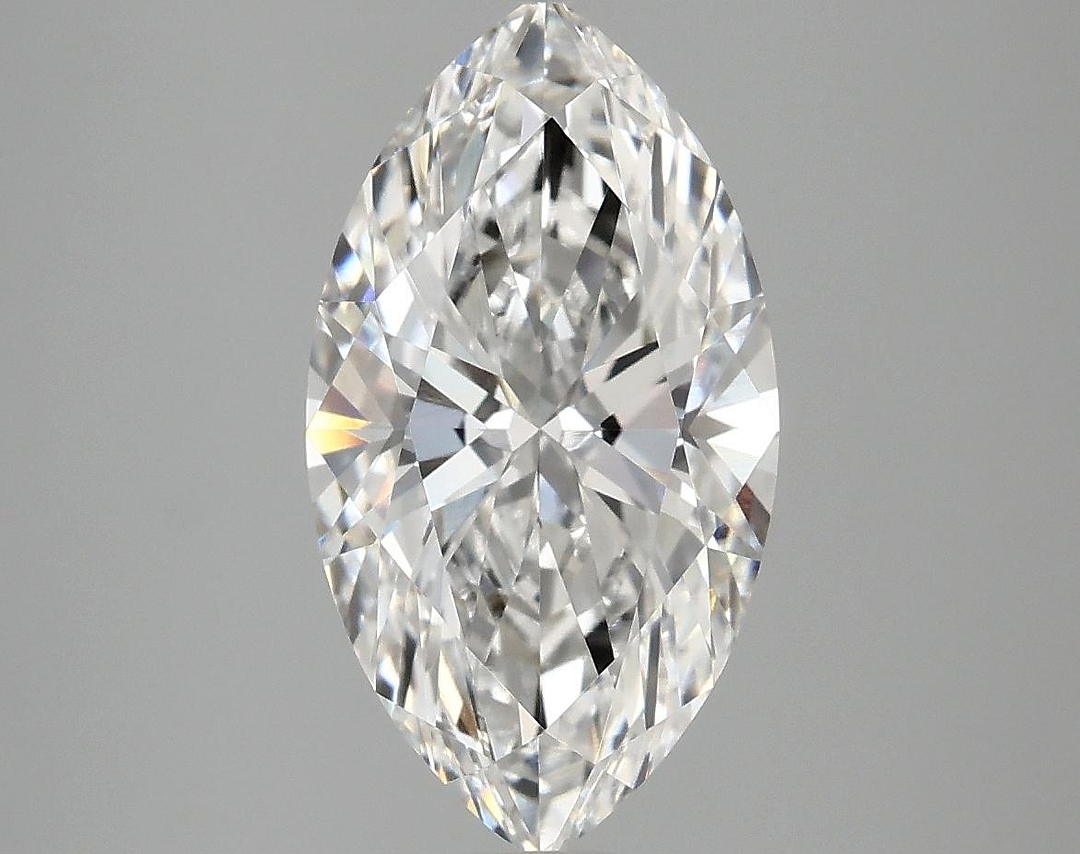 3.02 Carat Marquise Shaped Excellent Cut VVS2 IGI Certified Lab Grown Diamond