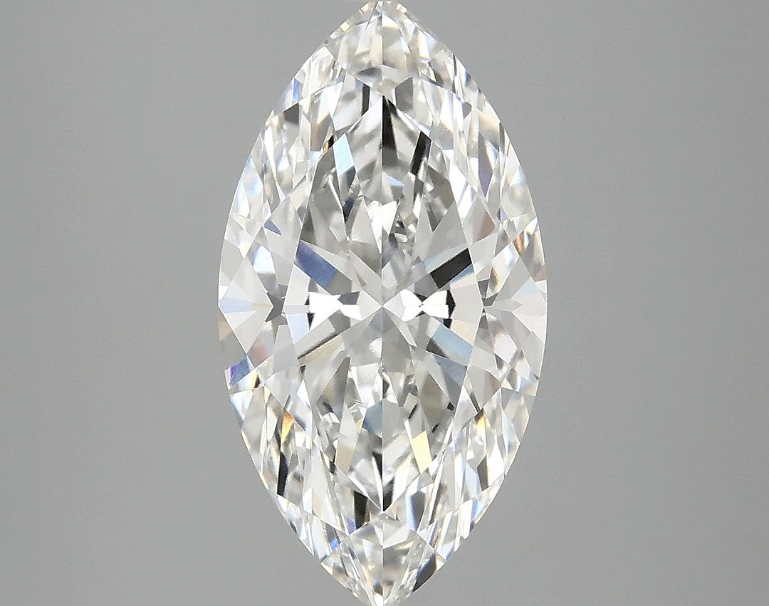 3.28 Carat Marquise Shaped Excellent Cut VVS2 IGI Certified Lab Grown Diamond