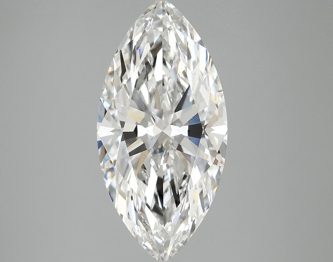 3.08 Carat Marquise Shaped Ideal Cut VVS2 IGI Certified Lab Grown Diamond