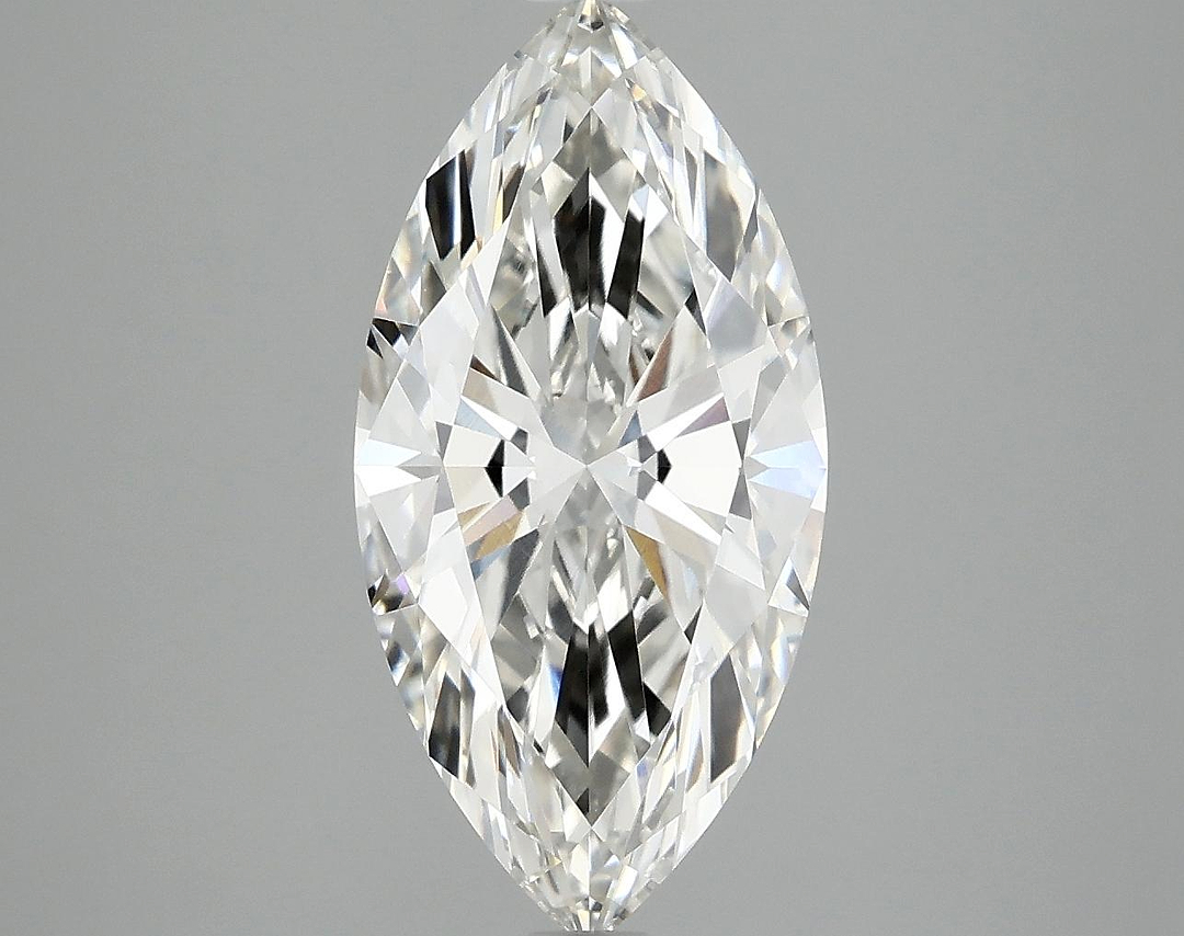 3.01 Carat Marquise Shaped Ideal Cut VVS2 IGI Certified Lab Grown Diamond