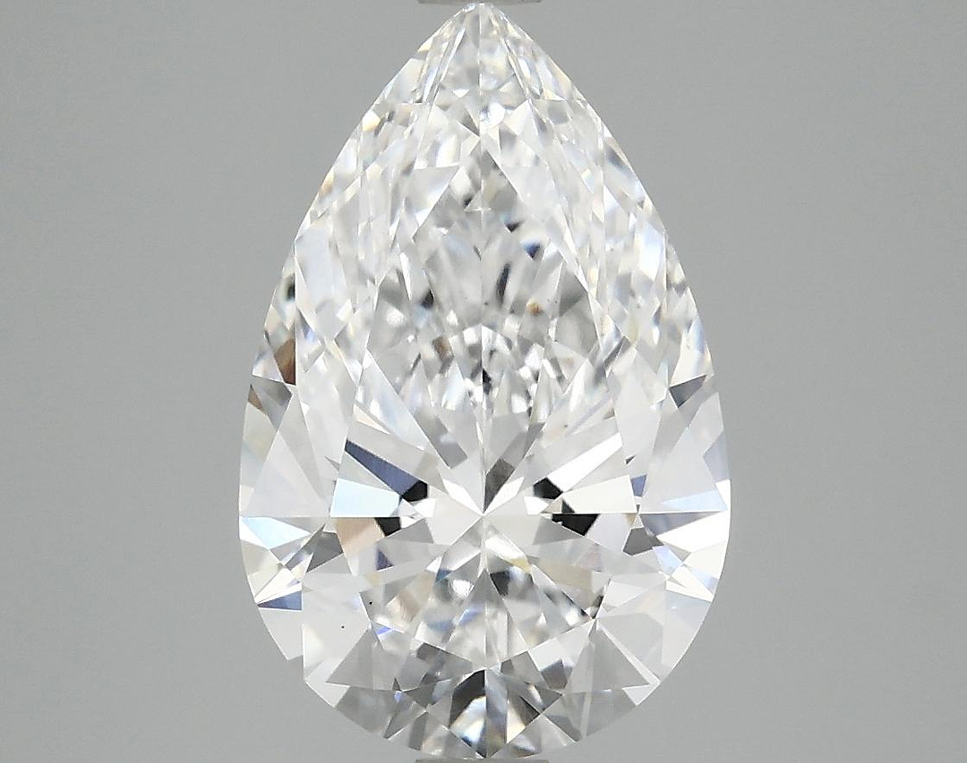 3.08 Carat Pear Shaped Ideal Cut VS1 IGI Certified Lab Grown Diamond