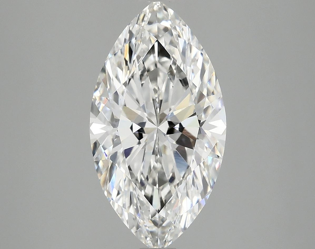 3.09 Carat Marquise Shaped Excellent Cut VVS2 IGI Certified Lab Grown Diamond