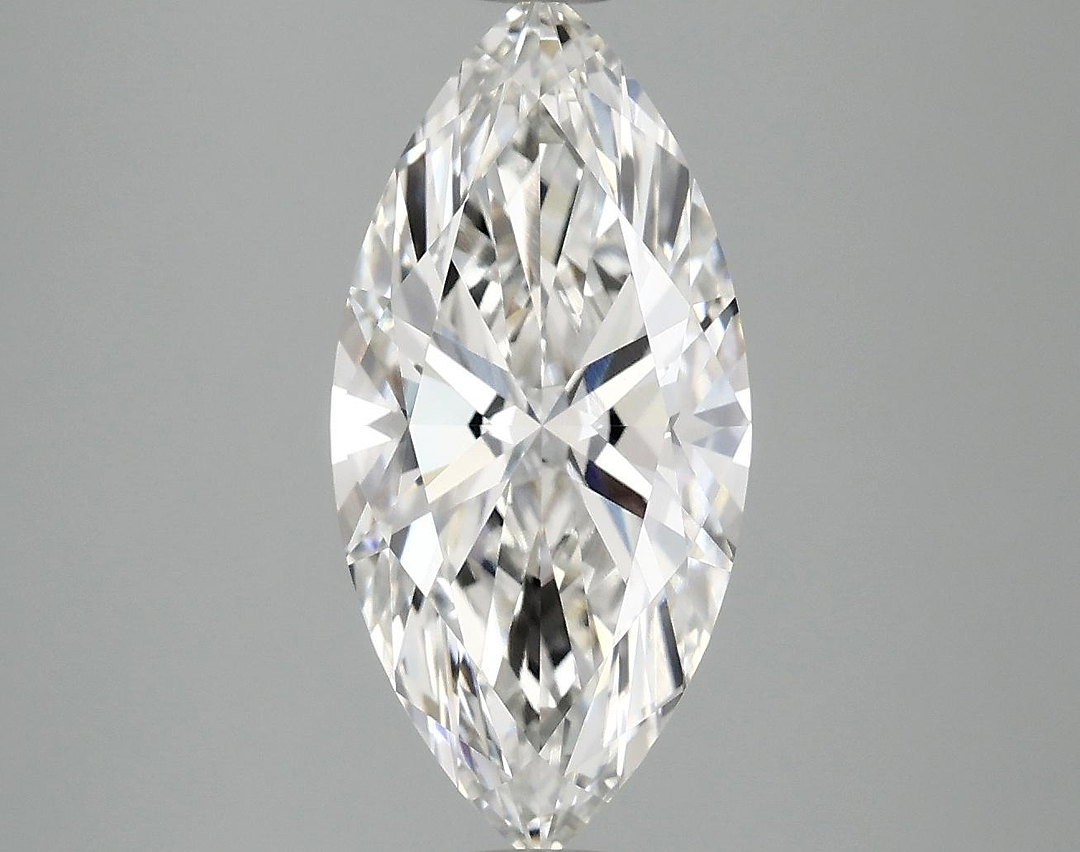 3.08 Carat Marquise Shaped Excellent Cut VVS2 IGI Certified Lab Grown Diamond