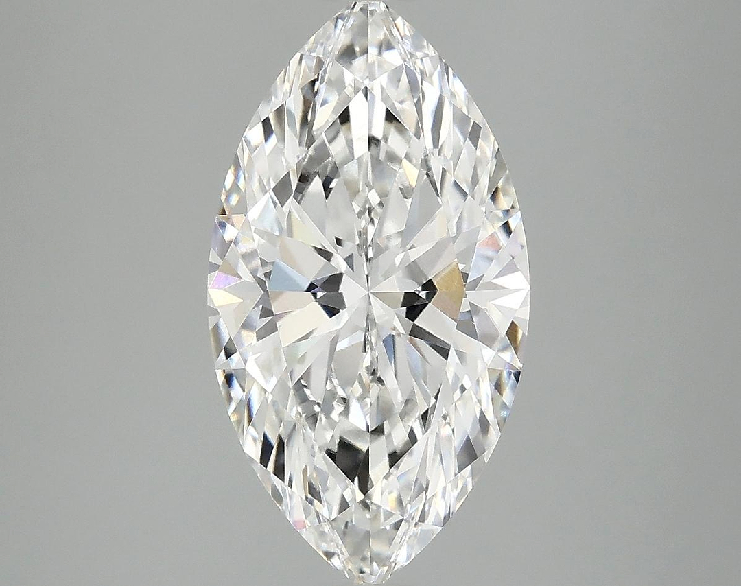 3.08 Carat Marquise Shaped Excellent Cut VVS2 IGI Certified Lab Grown Diamond