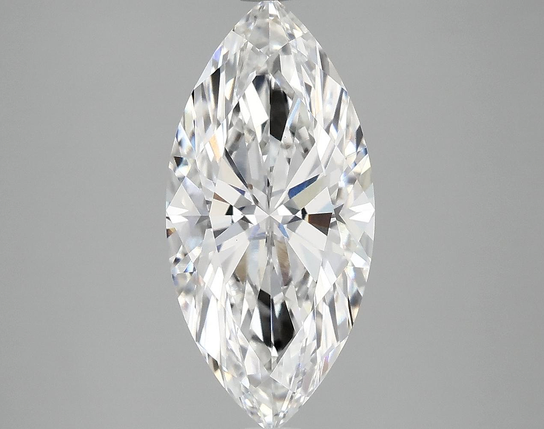 3.03 Carat Marquise Shaped Excellent Cut VVS2 IGI Certified Lab Grown Diamond