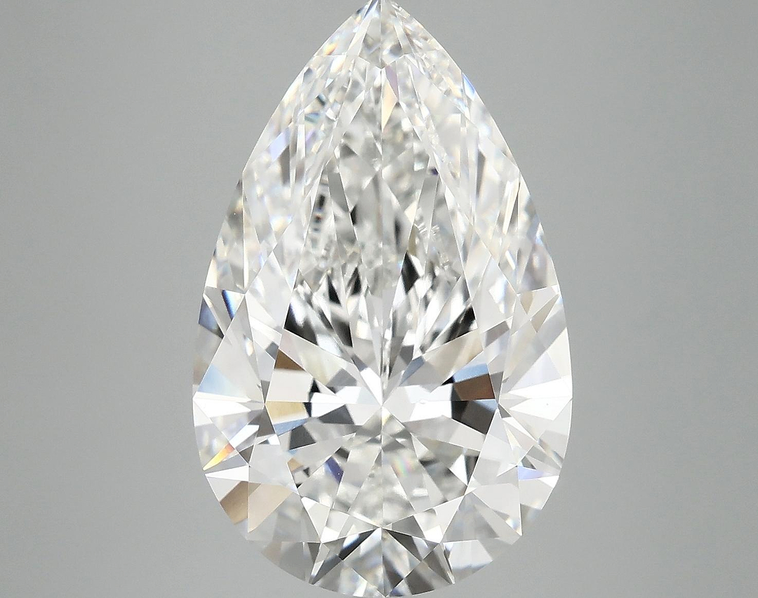 7.32 Carat Pear Shaped Ideal Cut VVS2 IGI Certified Lab Grown Diamond
