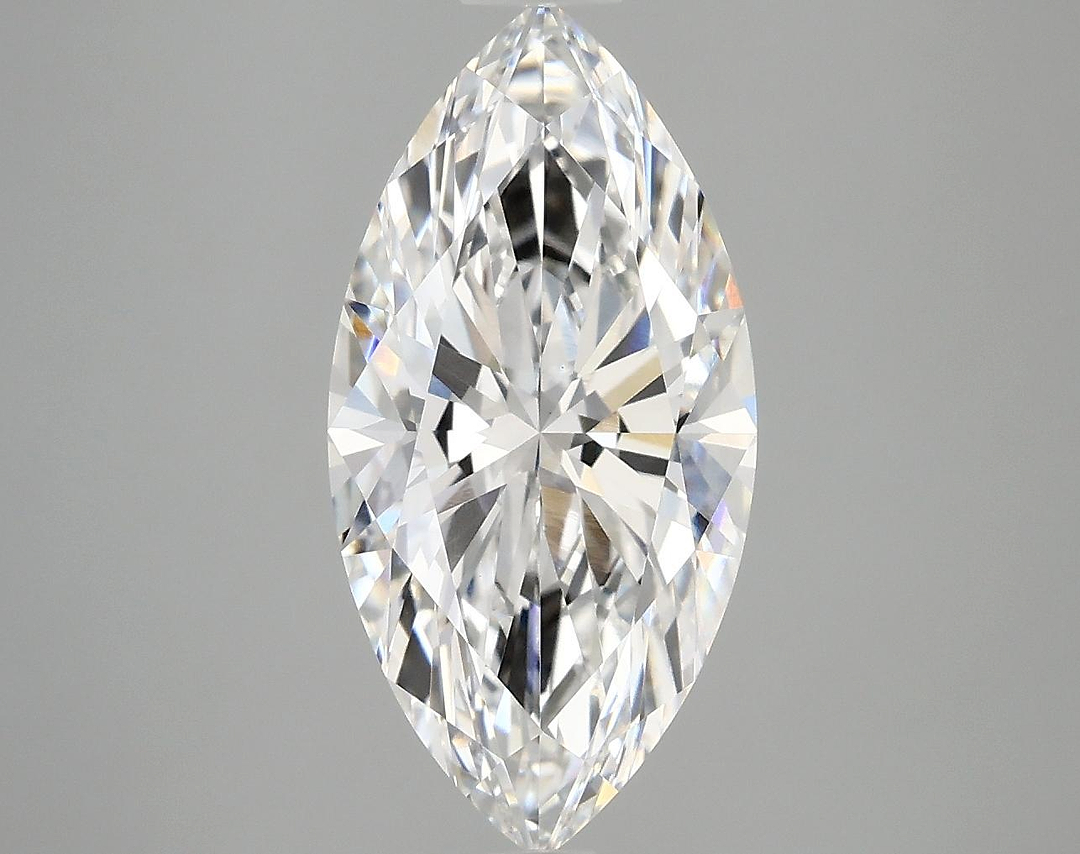 3.09 Carat Marquise Shaped Ideal Cut VVS2 IGI Certified Lab Grown Diamond