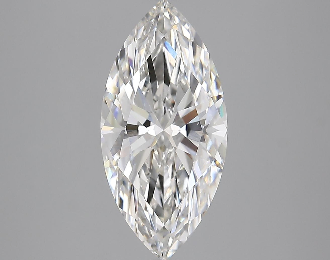 3.08 Carat Marquise Shaped Excellent Cut VVS1 IGI Certified Lab Grown Diamond