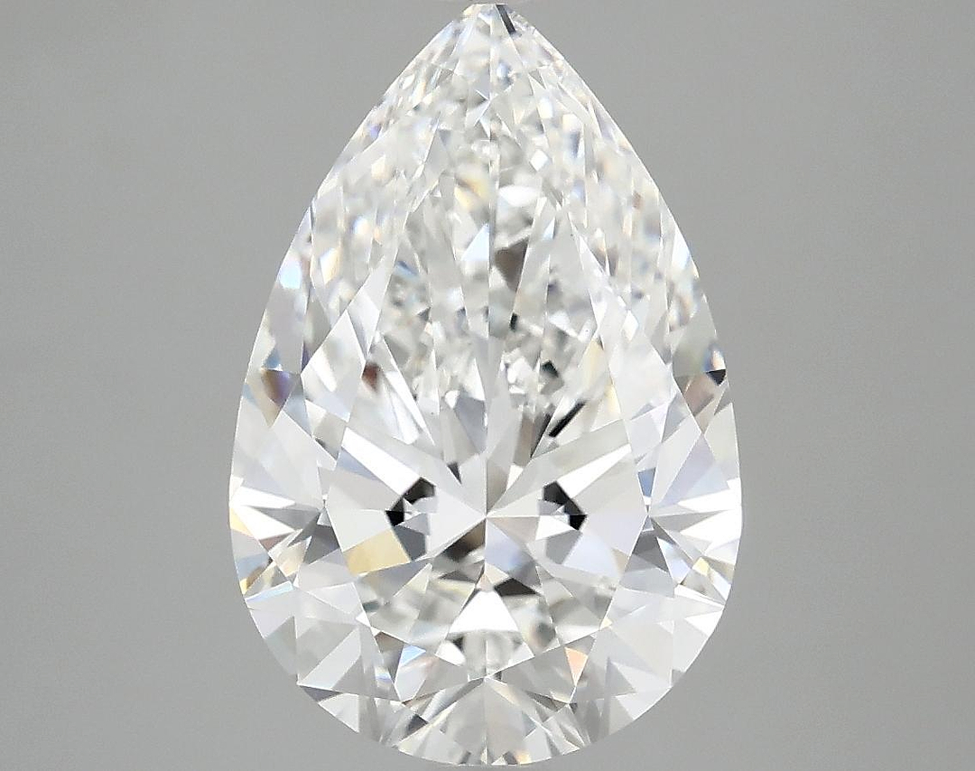 3.78 Carat Pear Shaped Excellent Cut VVS2 IGI Certified Lab Grown Diamond