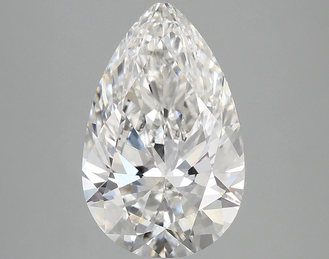 3.1 Carat Pear Shaped Ideal Cut VVS2 IGI Certified Lab Grown Diamond