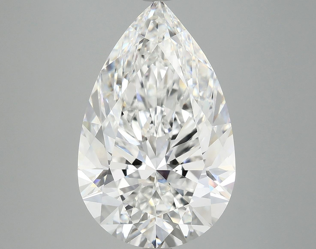 7.93 Carat Pear Shaped Ideal Cut VVS2 IGI Certified Lab Grown Diamond