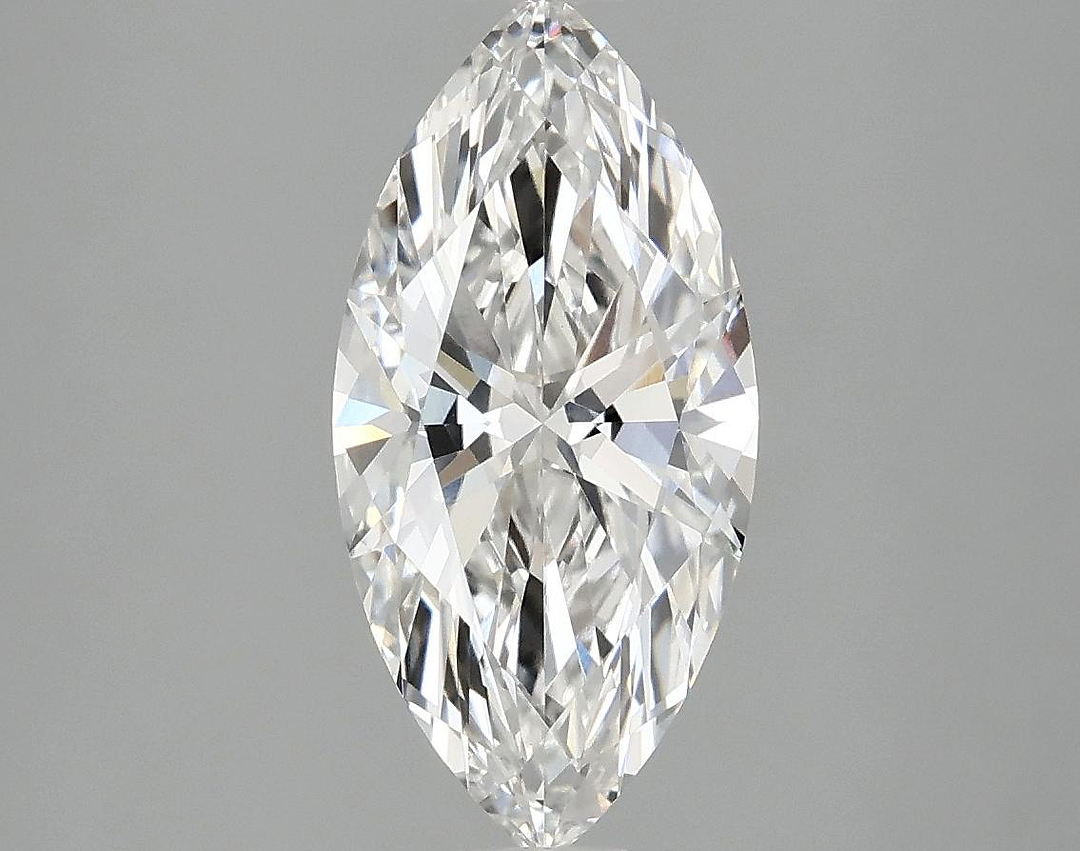 2.03 Carat Marquise Shaped Excellent Cut VVS2 IGI Certified Lab Grown Diamond