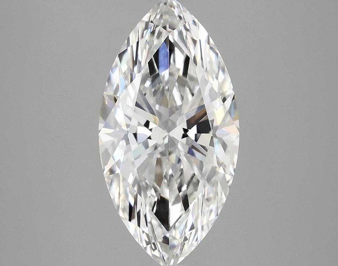 3.09 Carat Marquise Shaped Ideal Cut VVS2 IGI Certified Lab Grown Diamond