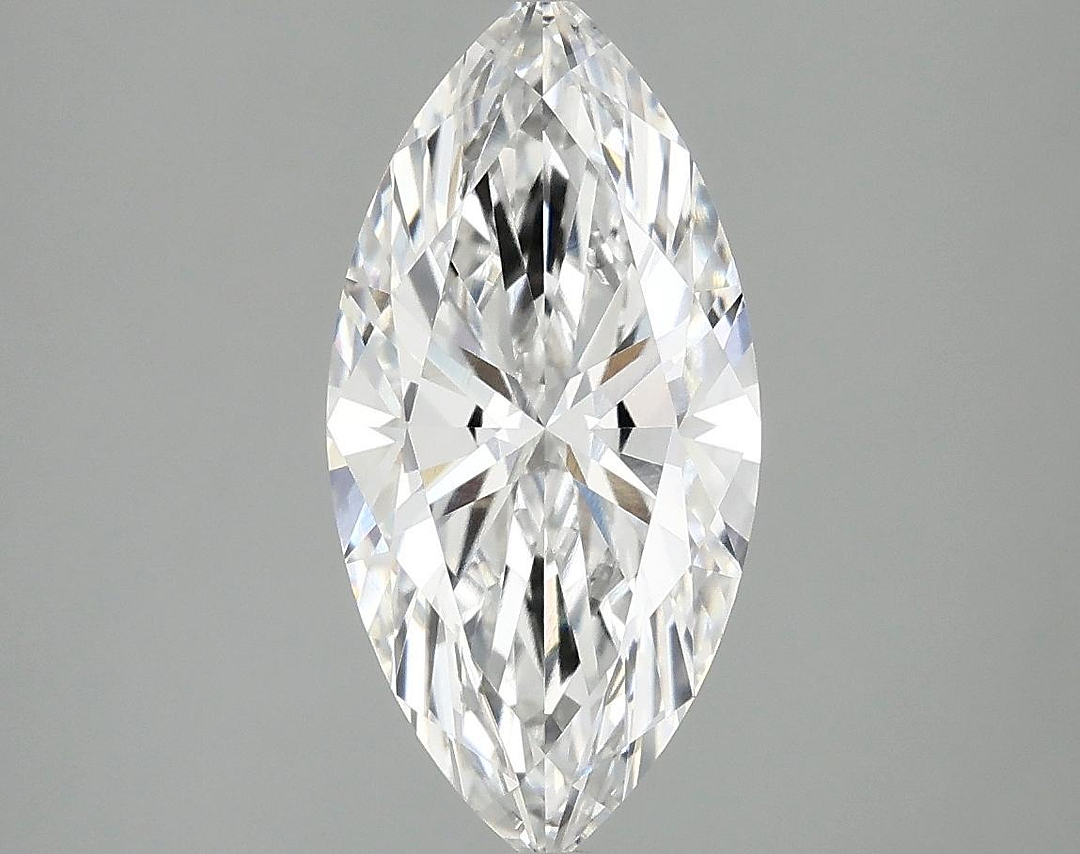 2.07 Carat Marquise Shaped Excellent Cut VVS2 IGI Certified Lab Grown Diamond