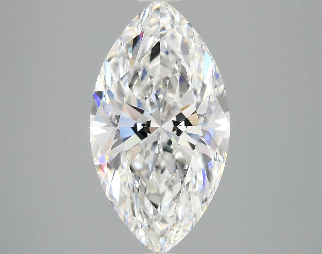 3.02 Carat Marquise Shaped Excellent Cut VVS2 IGI Certified Lab Grown Diamond