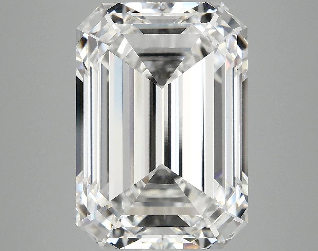 7.3 Carat Emerald Shaped Ideal Cut VVS2 IGI Certified Lab Grown Diamond