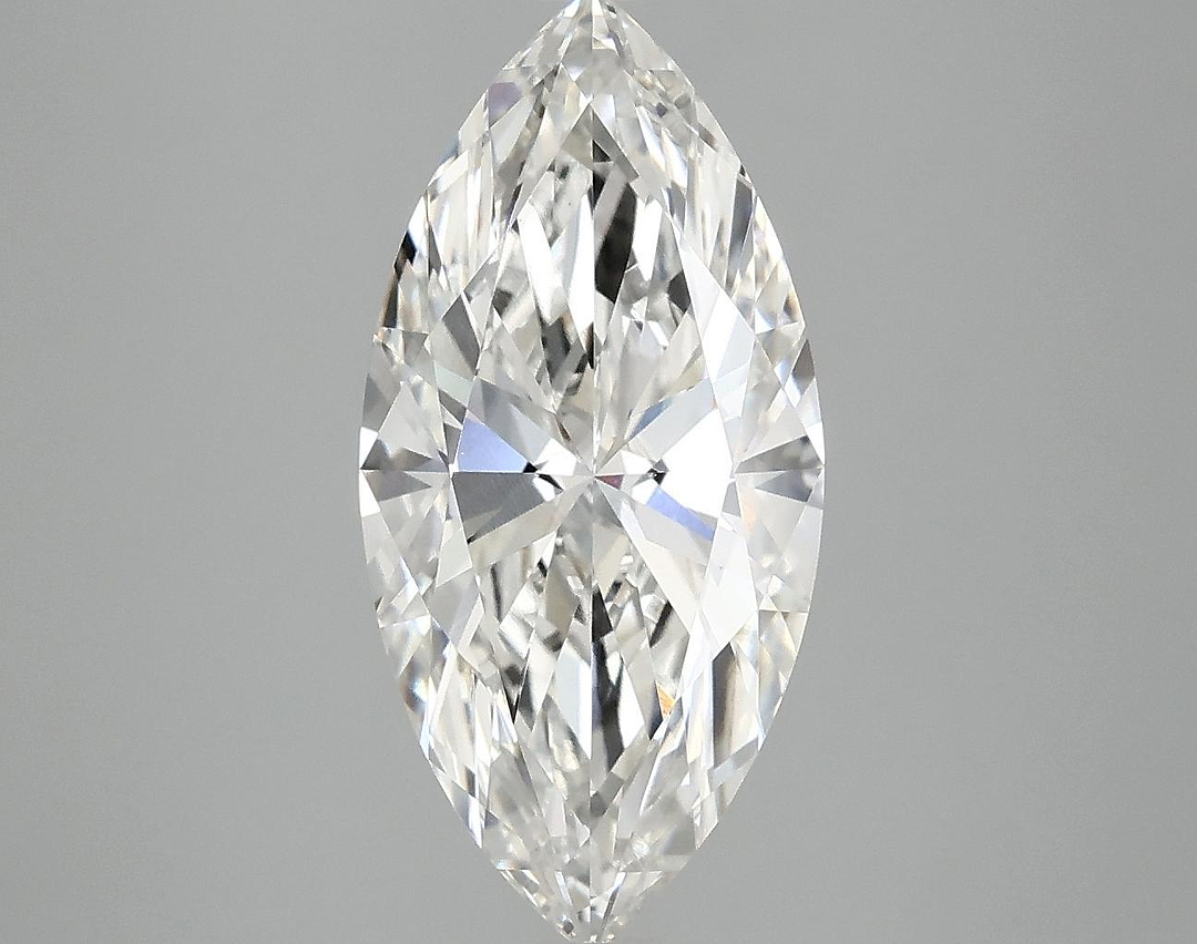 3.02 Carat Marquise Shaped Excellent Cut VVS2 IGI Certified Lab Grown Diamond