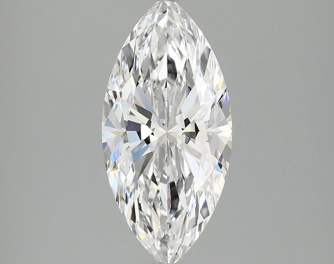 2.02 Carat Marquise Shaped Excellent Cut VVS2 IGI Certified Lab Grown Diamond