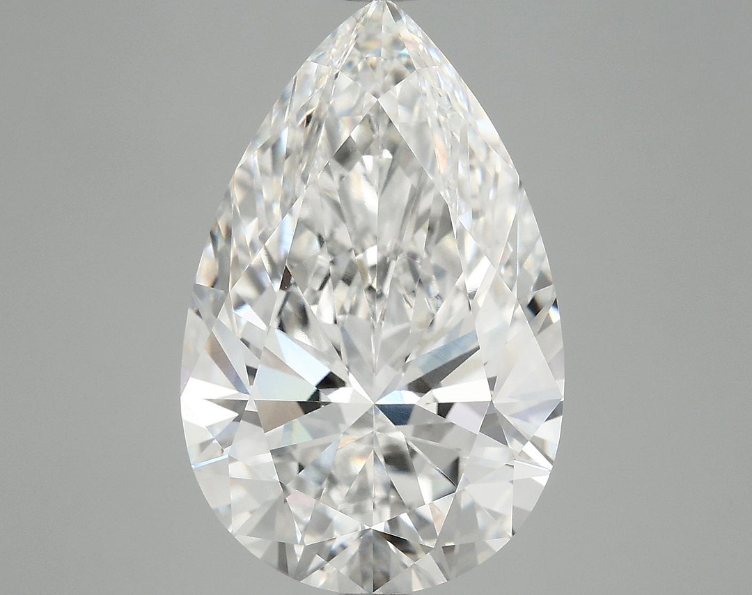 6.82 Carat Pear Shaped Ideal Cut VVS2 IGI Certified Lab Grown Diamond