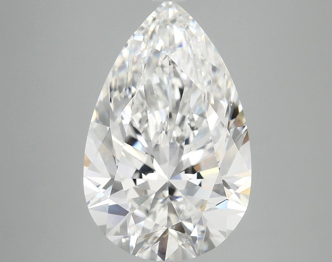 6.02 Carat Pear Shaped Ideal Cut VVS2 IGI Certified Lab Grown Diamond