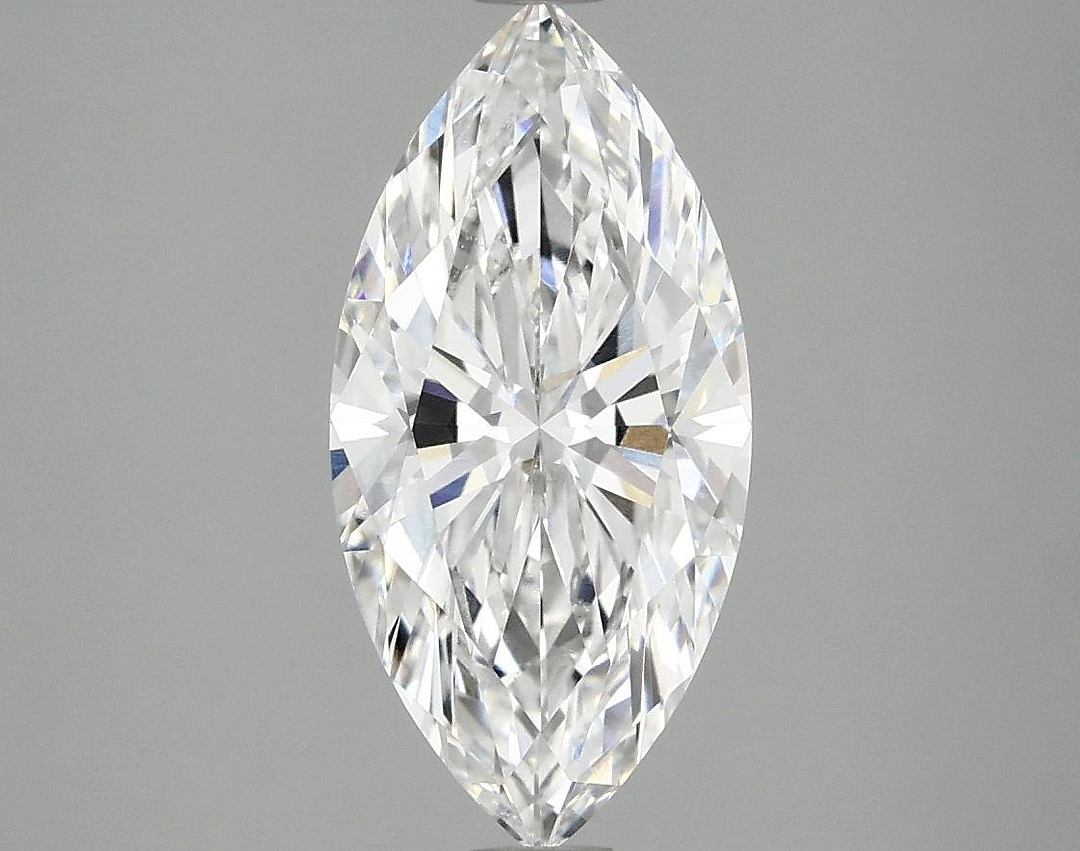 2.05 Carat Marquise Shaped Ideal Cut VVS2 IGI Certified Lab Grown Diamond