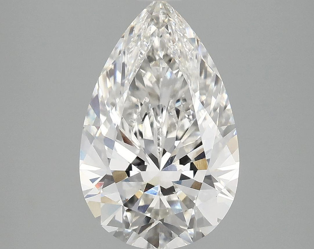 3.02 Carat Pear Shaped Ideal Cut VVS2 IGI Certified Lab Grown Diamond