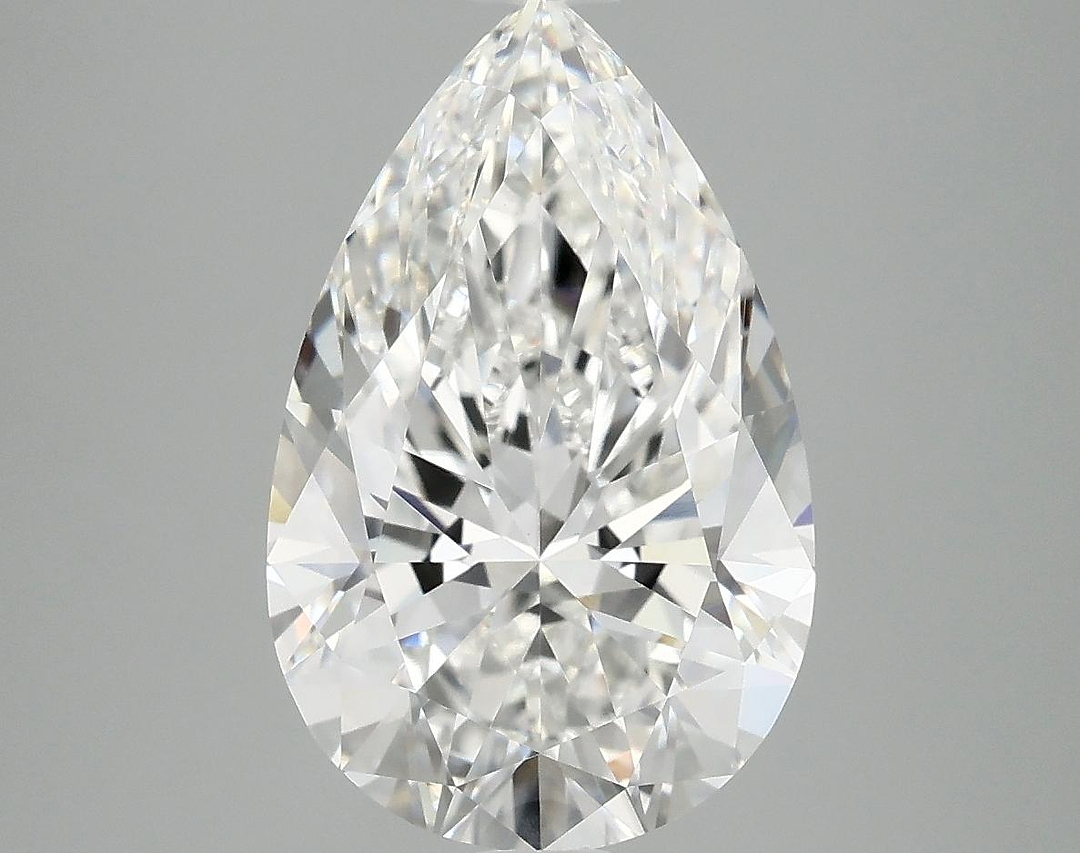 4.08 Carat Pear Shaped Ideal Cut VVS2 IGI Certified Lab Grown Diamond
