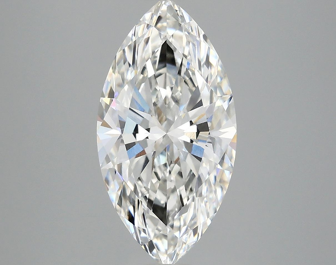 3.07 Carat Marquise Shaped Ideal Cut VVS2 IGI Certified Lab Grown Diamond