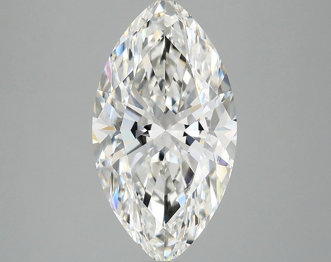 3.04 Carat Marquise Shaped Excellent Cut VVS2 IGI Certified Lab Grown Diamond
