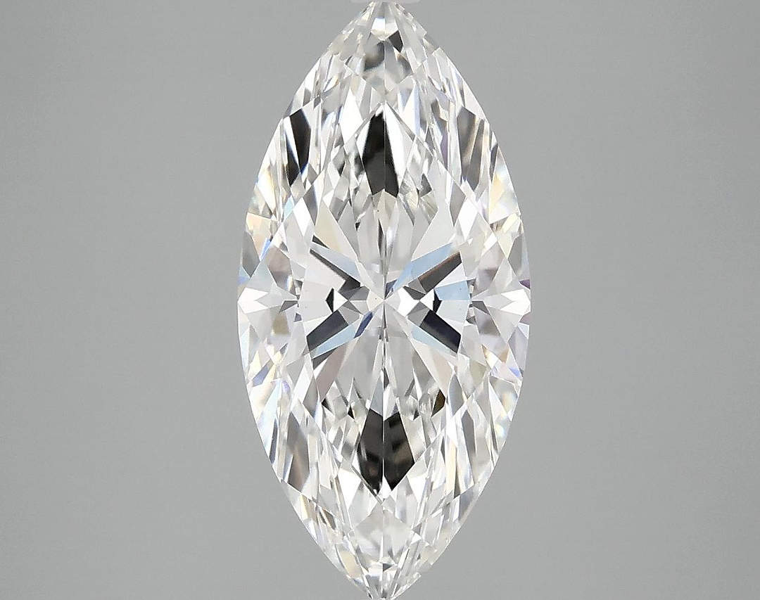 3.02 Carat Marquise Shaped Excellent Cut VVS2 IGI Certified Lab Grown Diamond