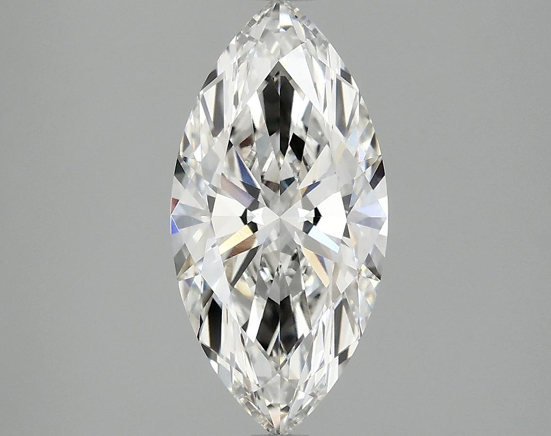 2.03 Carat Marquise Shaped Excellent Cut VVS2 IGI Certified Lab Grown Diamond