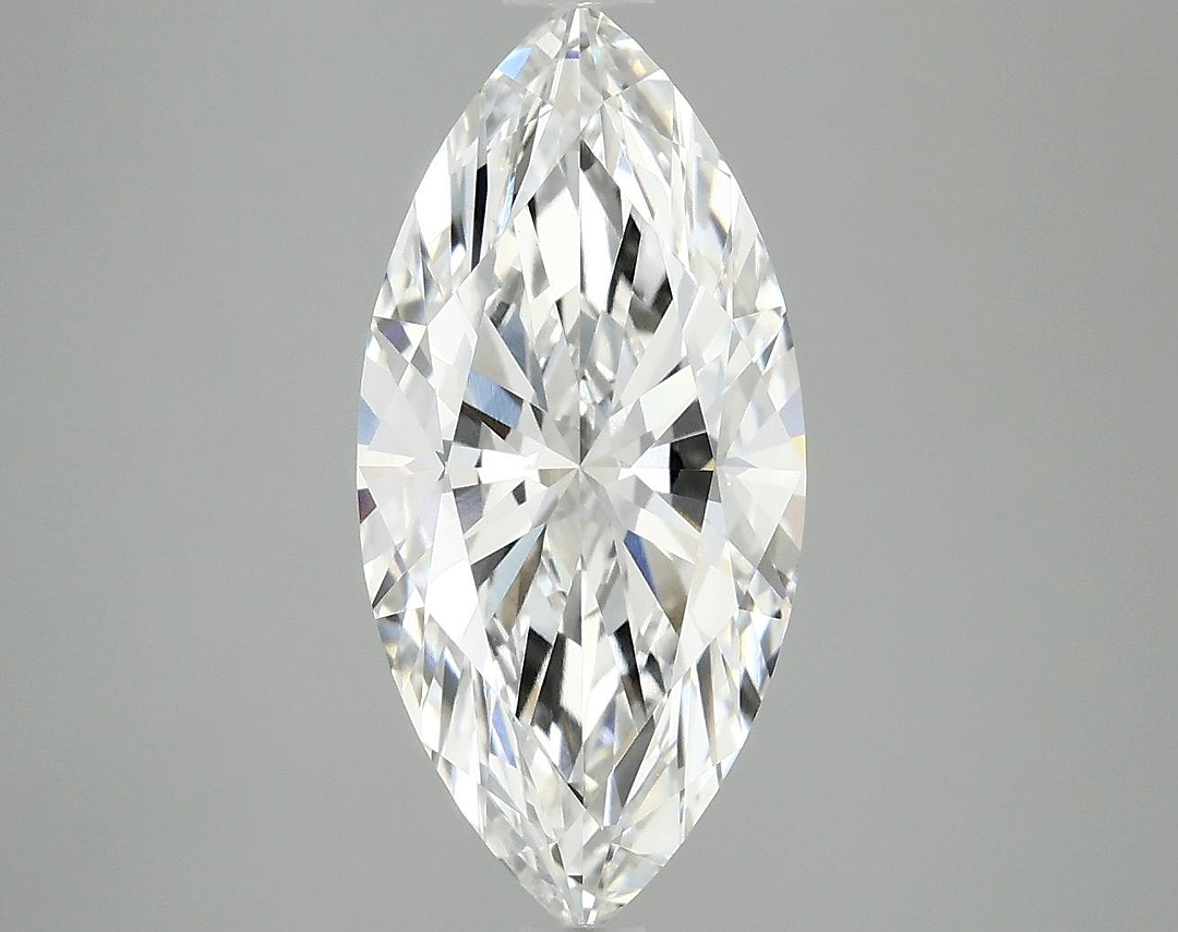 2.98 Carat Marquise Shaped Excellent Cut VVS2 IGI Certified Lab Grown Diamond