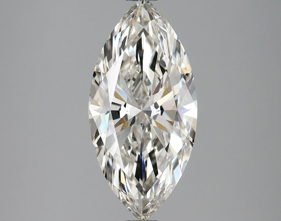 2.0 Carat Marquise Shaped Excellent Cut VVS2 IGI Certified Lab Grown Diamond