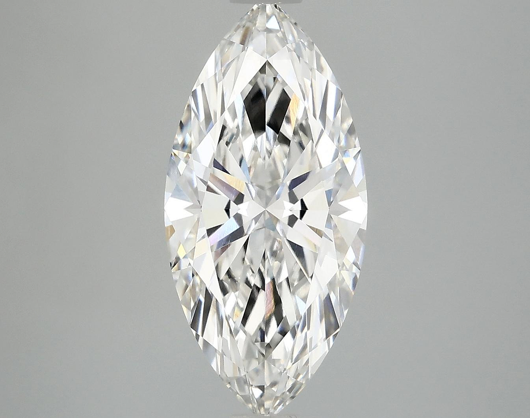 3.02 Carat Marquise Shaped Excellent Cut VVS2 IGI Certified Lab Grown Diamond