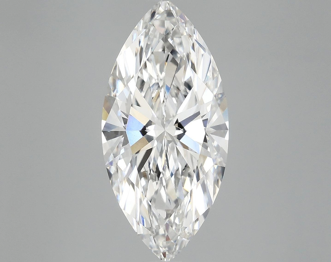 3.91 Carat Marquise Shaped Excellent Cut VVS2 IGI Certified Lab Grown Diamond