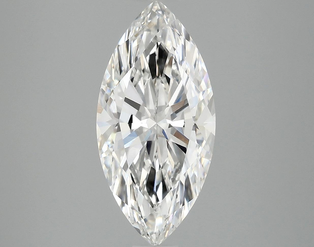 2.47 Carat Marquise Shaped Excellent Cut VVS2 IGI Certified Lab Grown Diamond