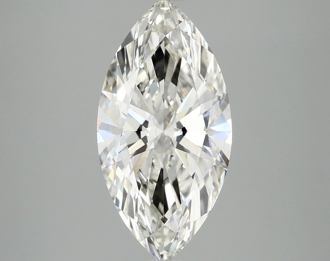 3.08 Carat Marquise Shaped Ideal Cut VVS2 IGI Certified Lab Grown Diamond