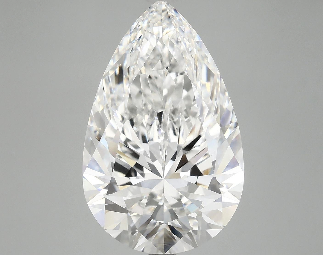 6.82 Carat Pear Shaped Ideal Cut VVS2 IGI Certified Lab Grown Diamond
