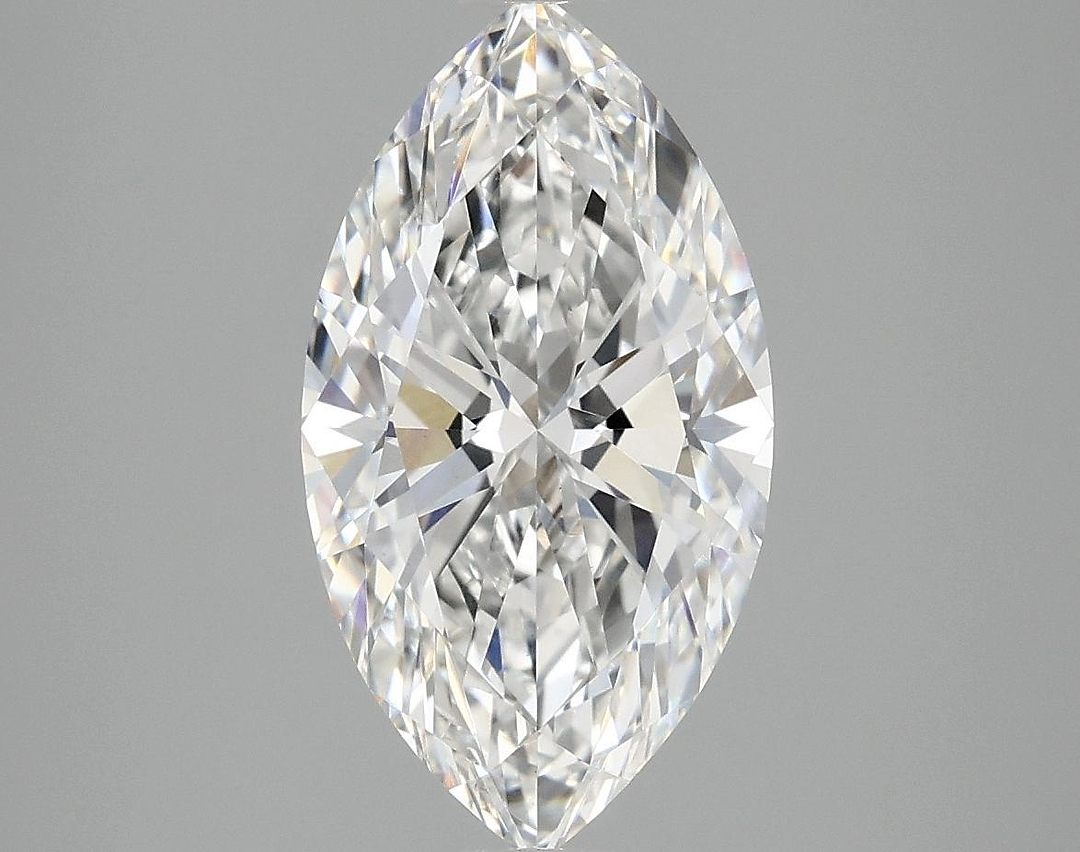 3.02 Carat Marquise Shaped Excellent Cut VVS2 IGI Certified Lab Grown Diamond