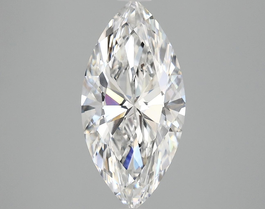 3.09 Carat Marquise Shaped Ideal Cut VVS2 IGI Certified Lab Grown Diamond