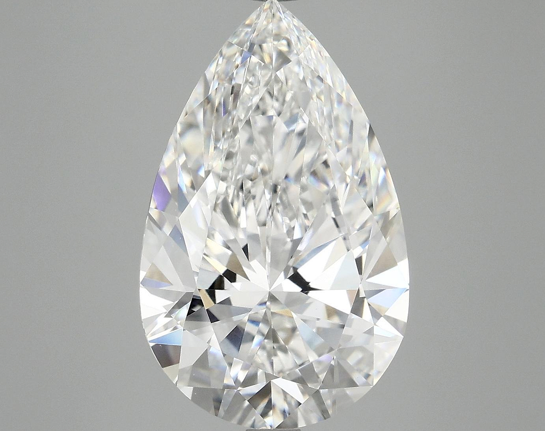 6.22 Carat Pear Shaped Ideal Cut VVS2 IGI Certified Lab Grown Diamond