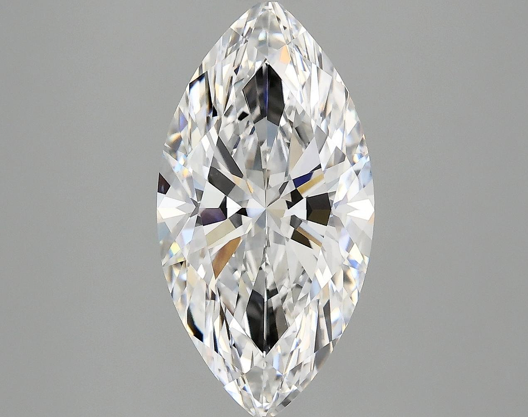 3.05 Carat Marquise Shaped Ideal Cut VVS2 IGI Certified Lab Grown Diamond